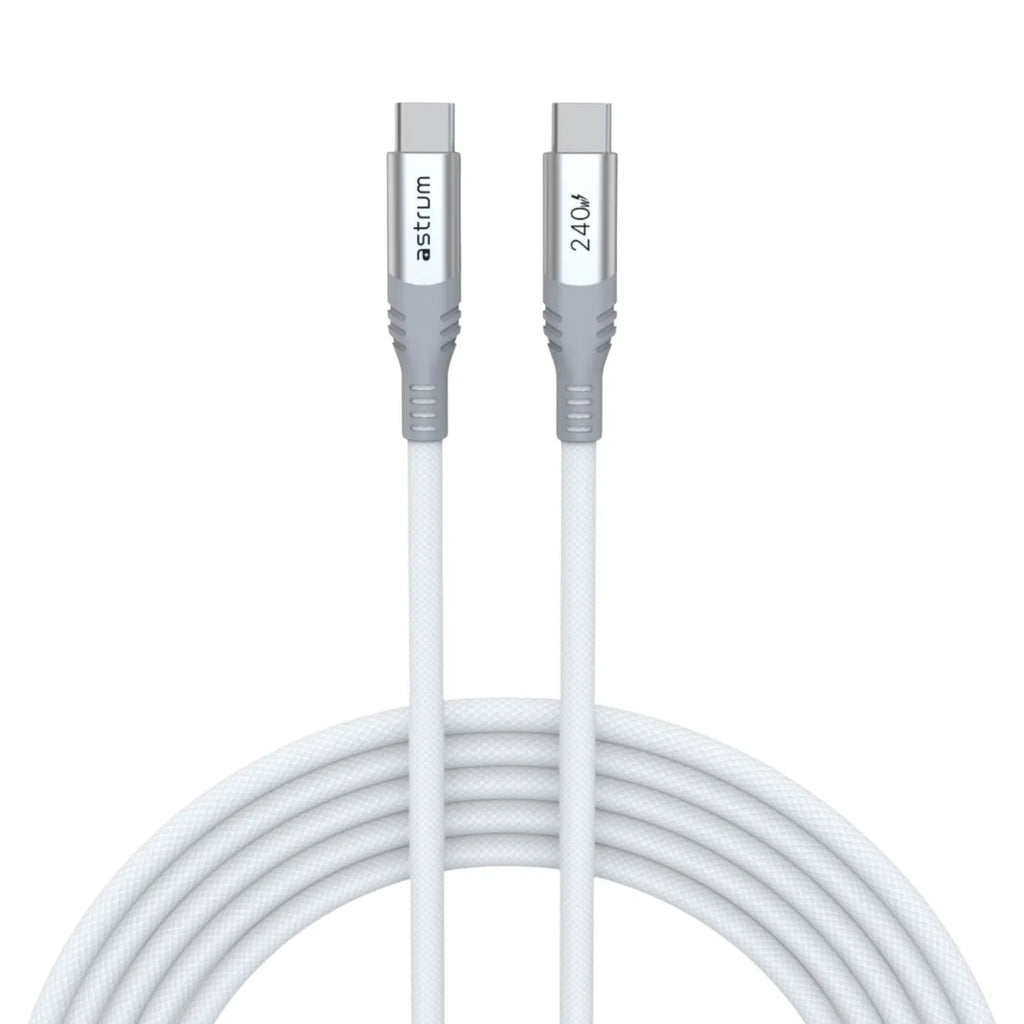 VMCC240 Cable C-C 240W M-M 3.0M Braid WH