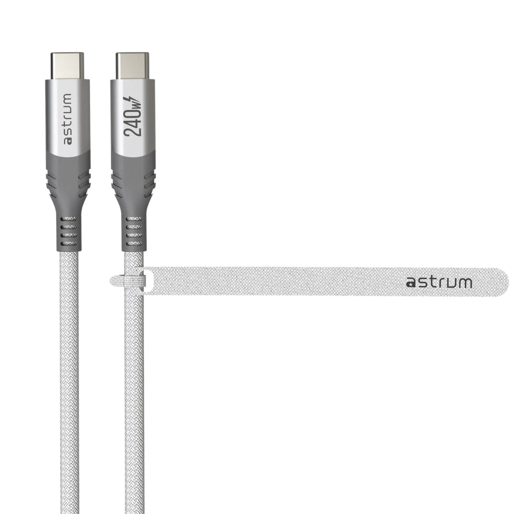 VMCC240 Cable C-C 240W M-M 3.0M Braid WH