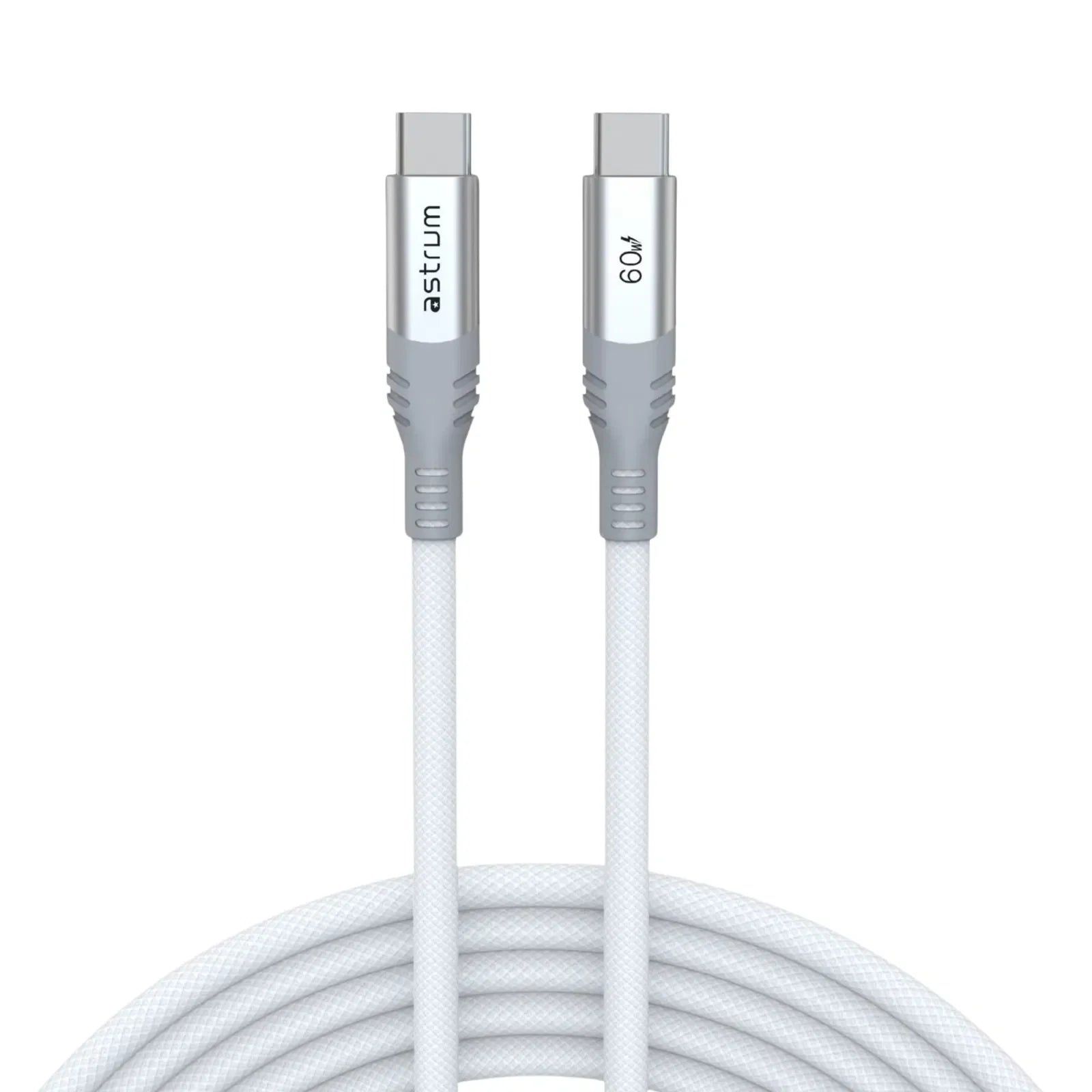 VMCC60 Cable C-C 60W M-M 1.2M Braid WH