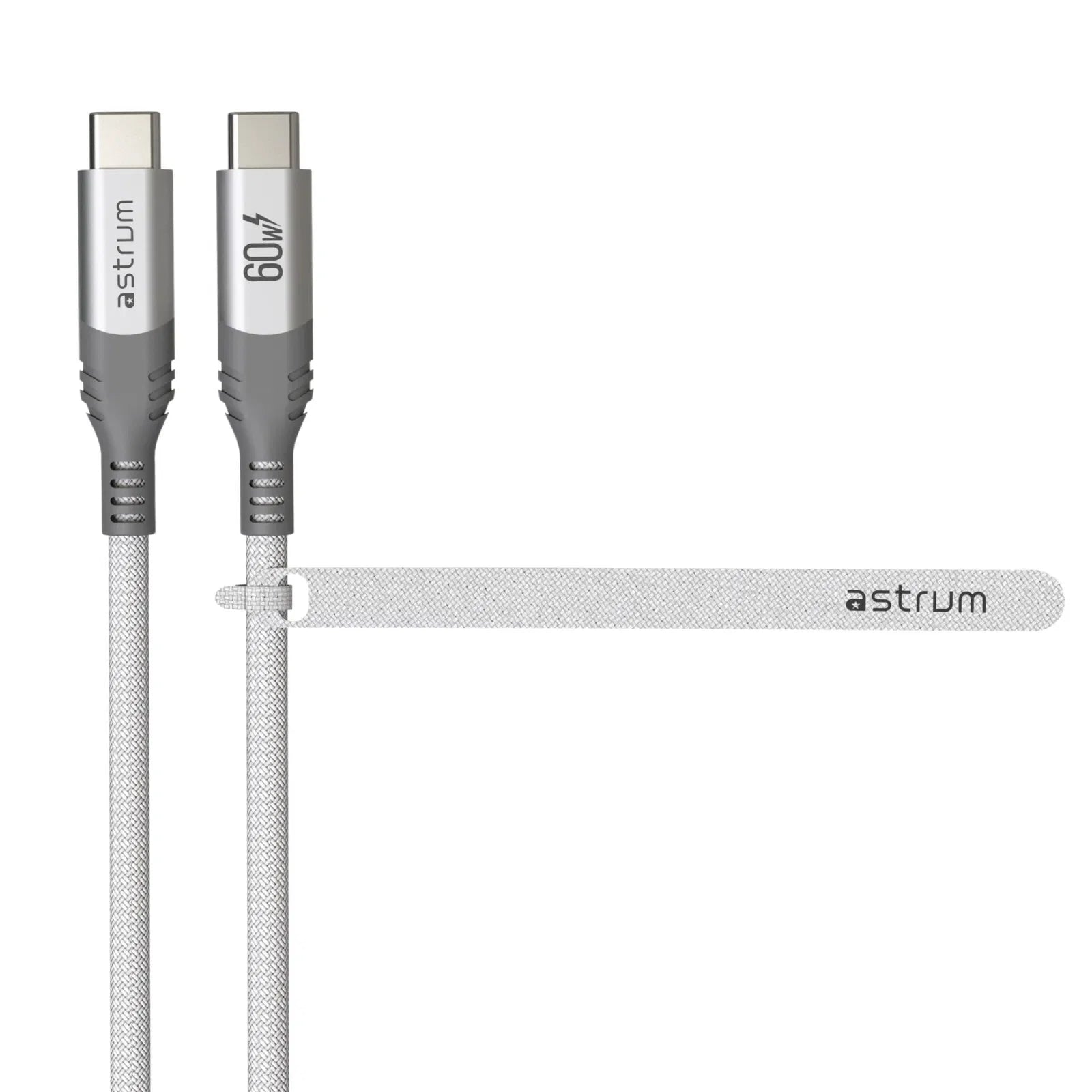 VMCC60 Cable C-C 60W M-M 2.0M Braid WH