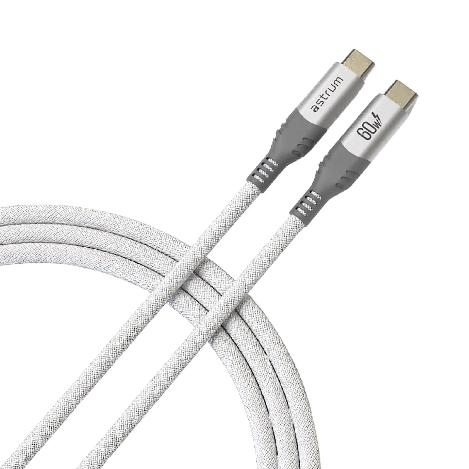 VMCC60 Cable C-C 60W M-M 2.0M Braid WH
