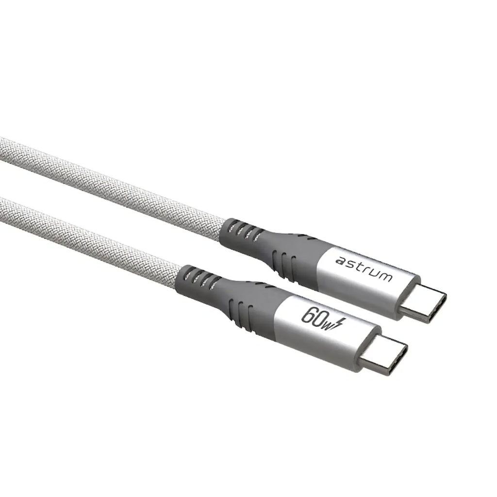 VMCC60 Cable C-C 60W M-M 2.0M Braid WH