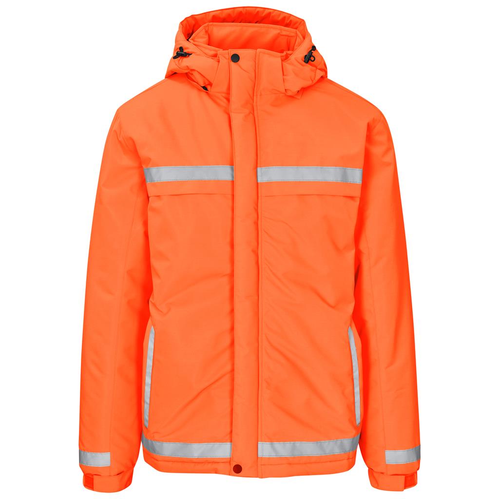 Defender Hi-Viz Jacket in Orange — Print Fast Express