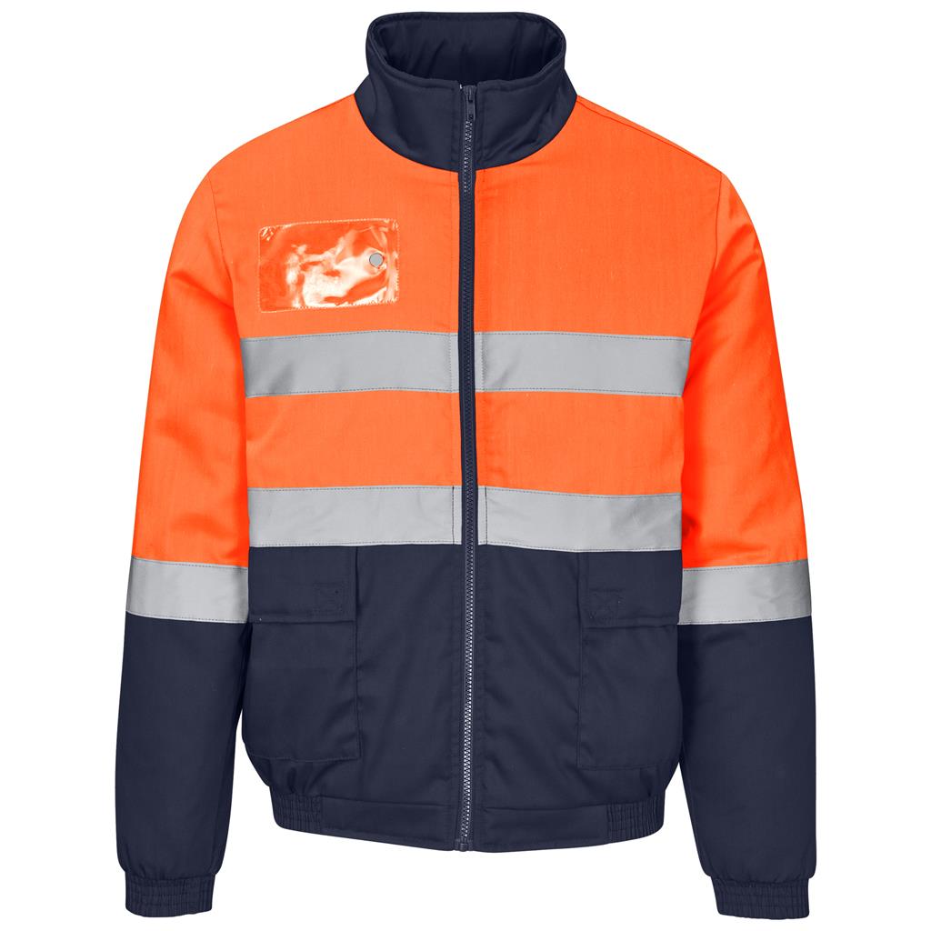 Foundation Hi-Viz Padded Jacket in Orange — Print Fast Express
