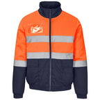 Foundation Hi-Viz Padded Jacket in Orange — Print Fast Express