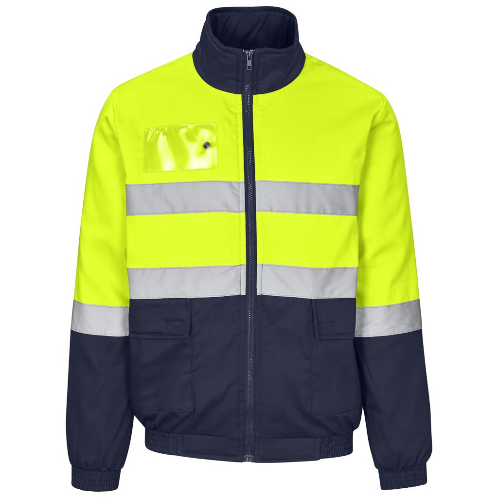 Foundation Hi-Viz Padded Jacket in Yellow — Print Fast Express