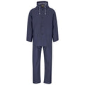 Light Hurricane Rubberised Polyester/PVC Rainsuit - Navy custom branded with your logo by Print Fast Express
