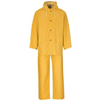 Light Hurricane Rubberised Polyester/PVC Rainsuit - Yellow in Yellow — Print Fast Express