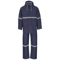 Light Duty Tornado  Hi-Viz Reflective  Rubberised Rainsuit - Navy custom branded with your logo by Print Fast Express