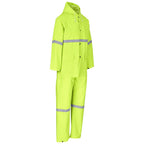 Light Duty Tornado  Hi-Viz Reflective  Rubberised Rainsuit - Yellow — Print Fast Express